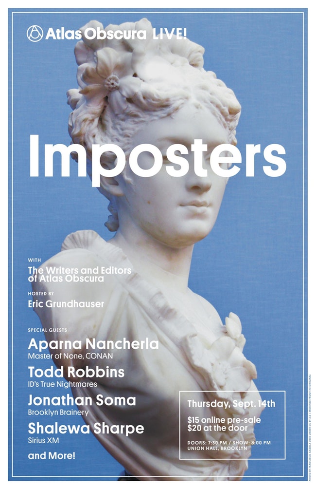 Atlas Obscura Live! Imposters!